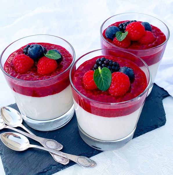 Kokos panna cotta - Sundt og Nemt